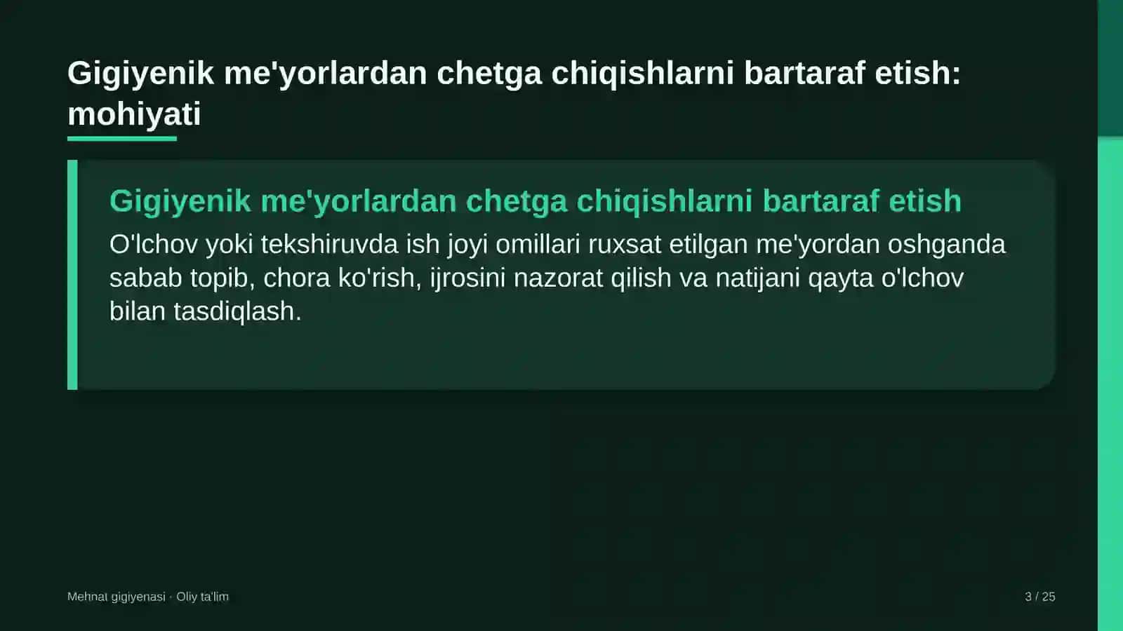 Yo'l qurilishida gigiyenik me'yorlardan chetga chiqishlarni bartaraf etish 3