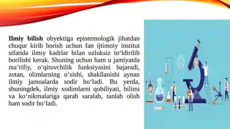 Ilmiy bilish, ilmiy izlanish va O'zbekistonda ilmiy va ilmiy-pedagogik kadrlar tayyorlash masalalari 3