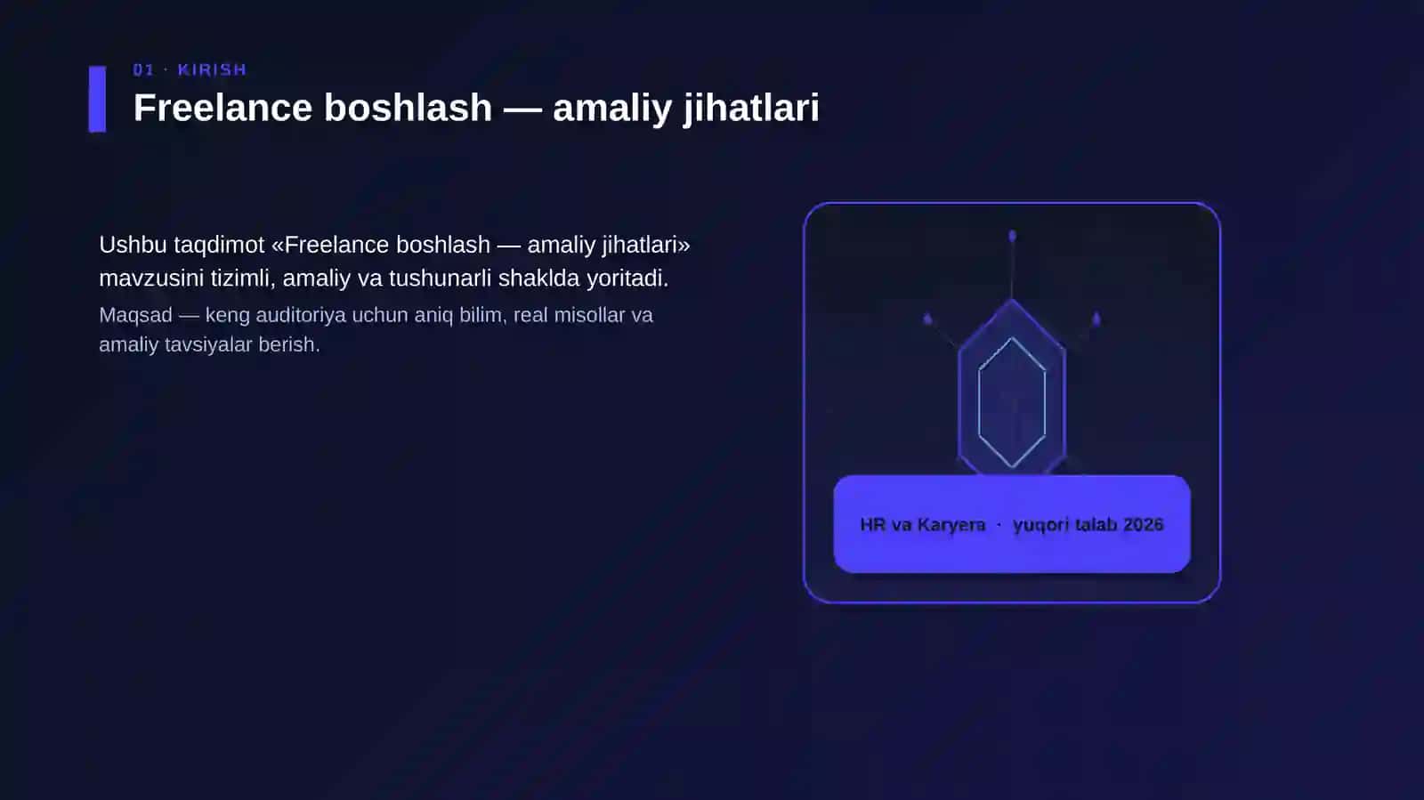 Freelance boshlash — amaliy jihatlari 3