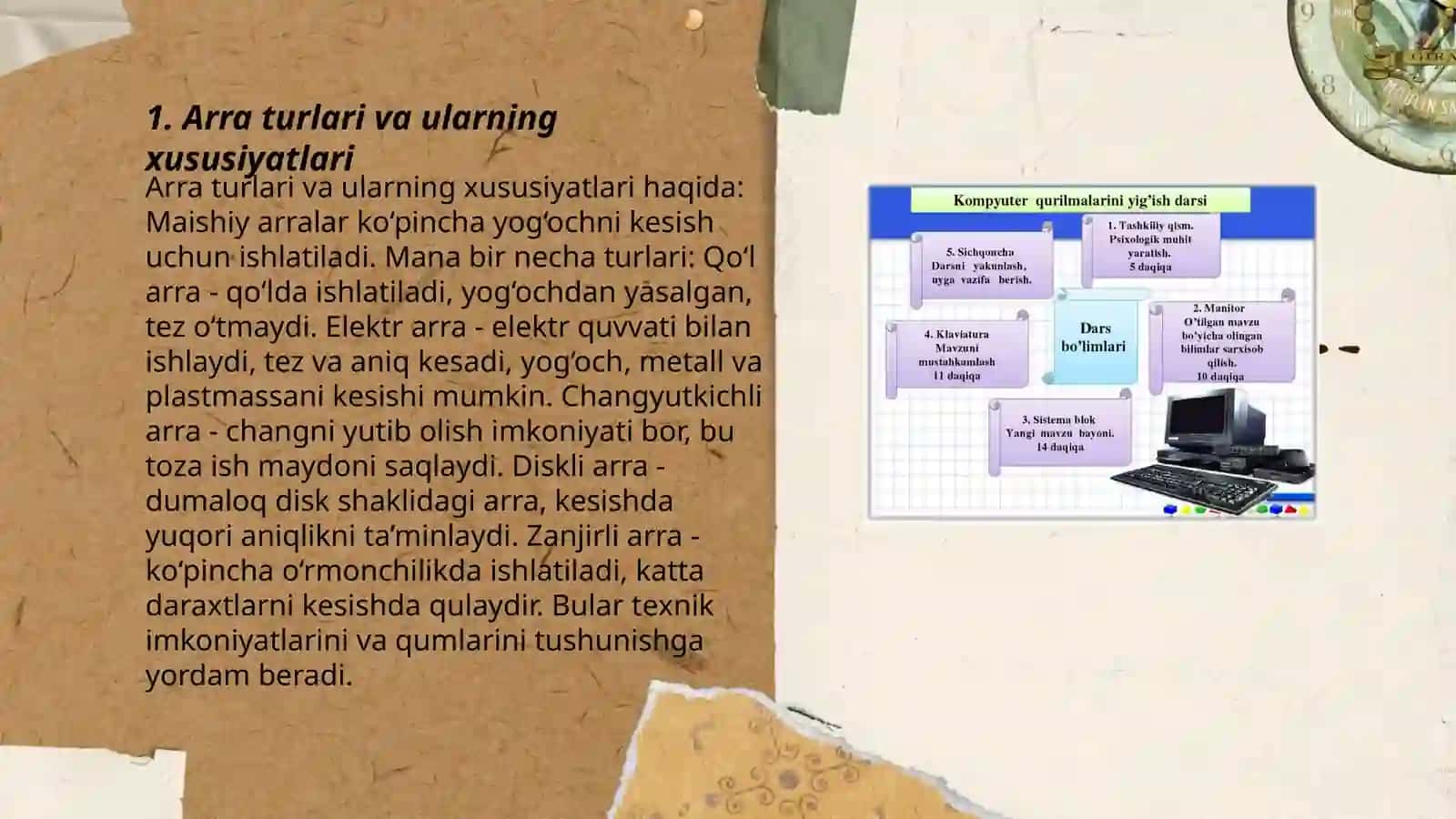 Arra Va Ularning Turlari 3
