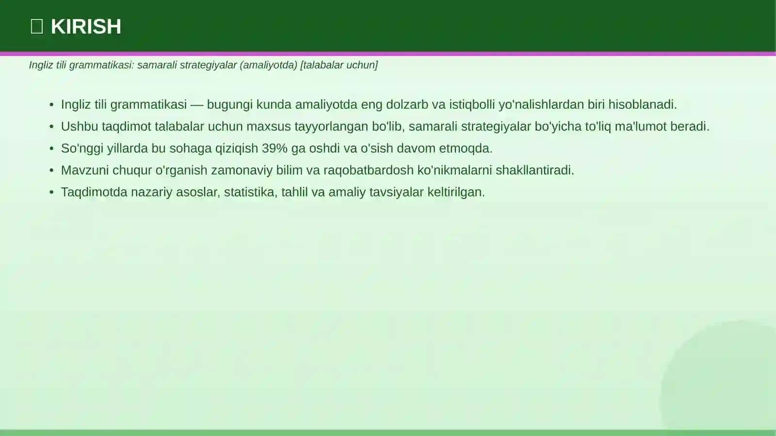 INGLIZ TILI GRAMMATIKASI 3