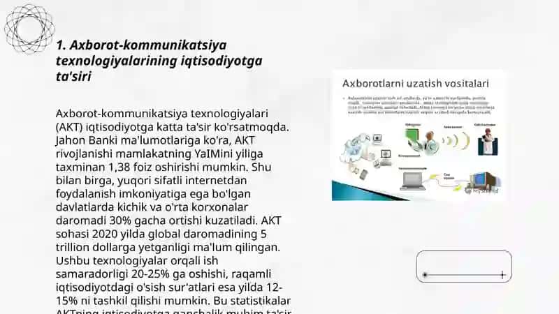 Axborot-kommunikatsiya texnologiyalari iqtisodiyotda 3