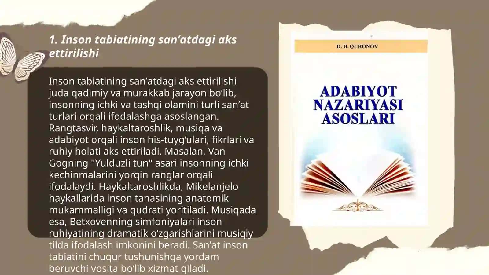 Inson -sanʼat va adabiyotning bosh predmeti 3