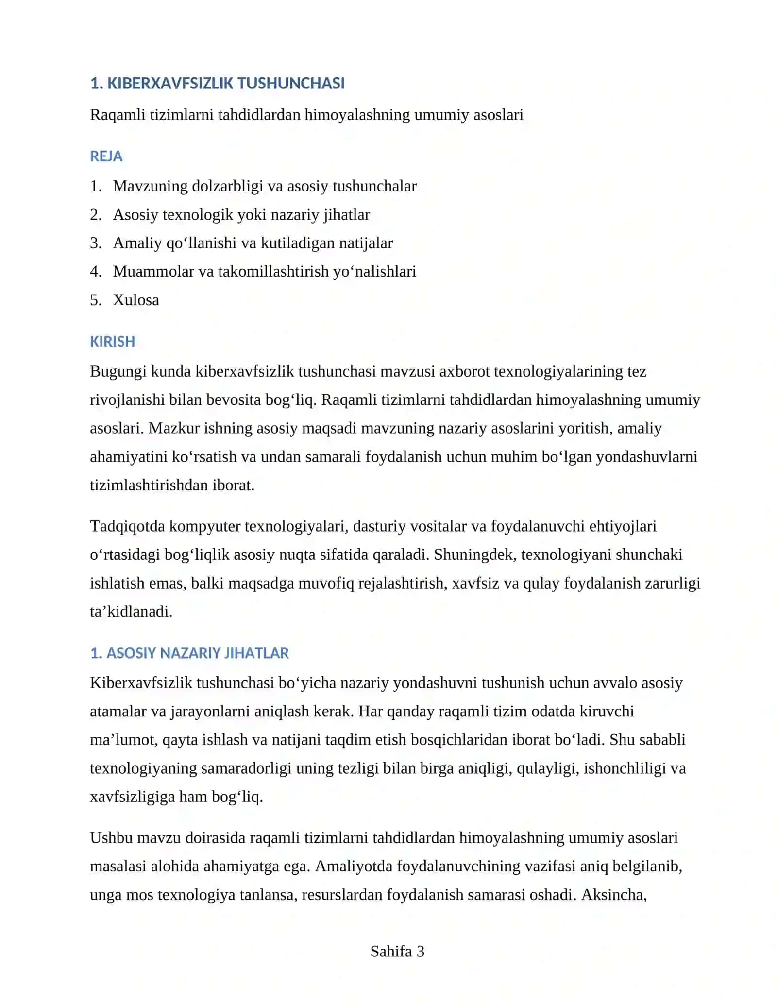 Kiberxavfsizlik va Raqamli Himoya 3