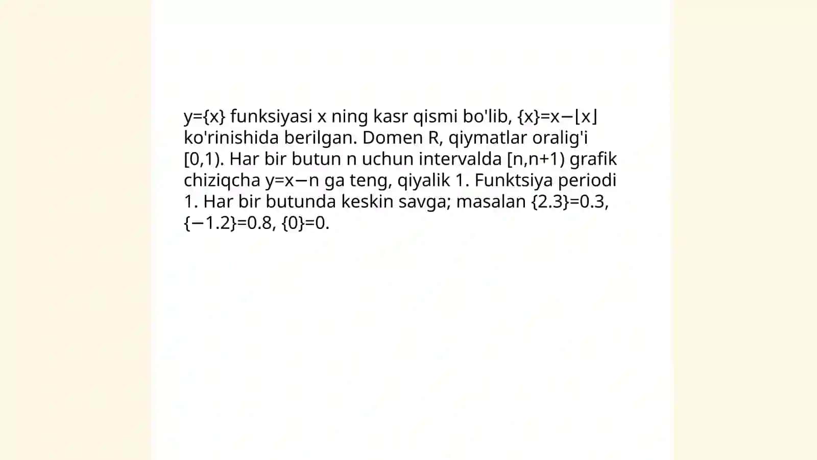 y={x} funksiyasi 3
