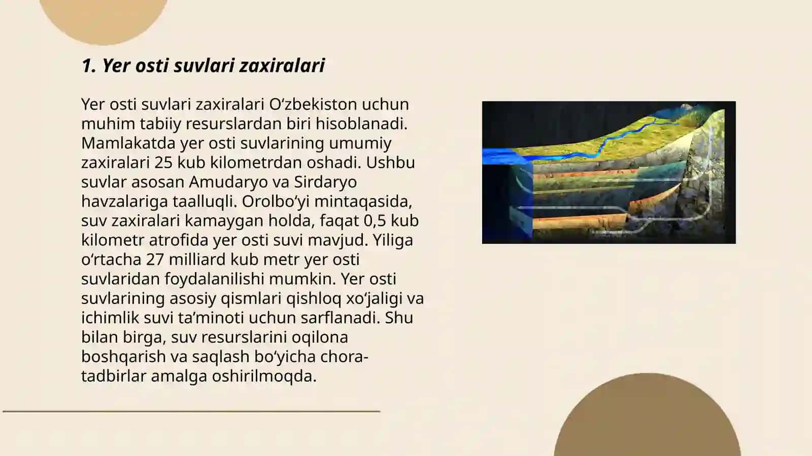 Yer ostida va yer usti suvlari 3