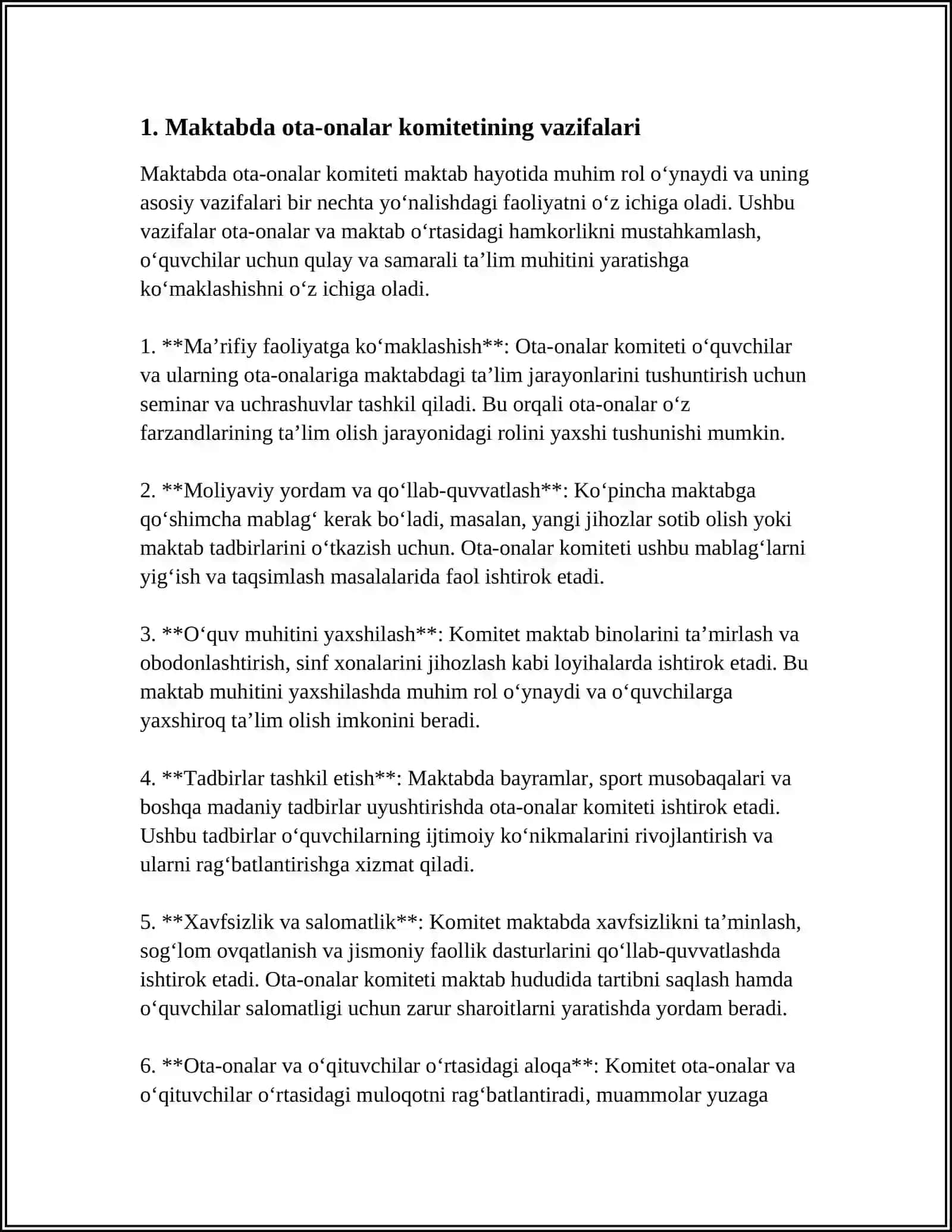 MAKTABDA OTA-ONALAR KOMITETI VA VETERANLAR KENGASHINI BOSHQARISHNING ASOSIY TAMOYILLARI 3