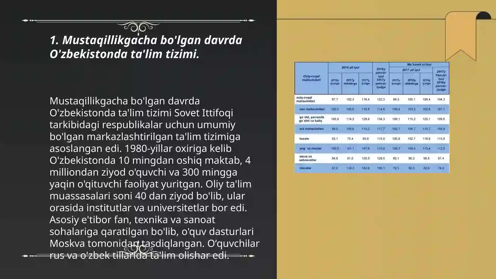 Mustaqillikgacha (1945 - 1990) bo'lgan yillarda O'zbekistonda maktab va pedagogika fanning taraqqiyoti 3