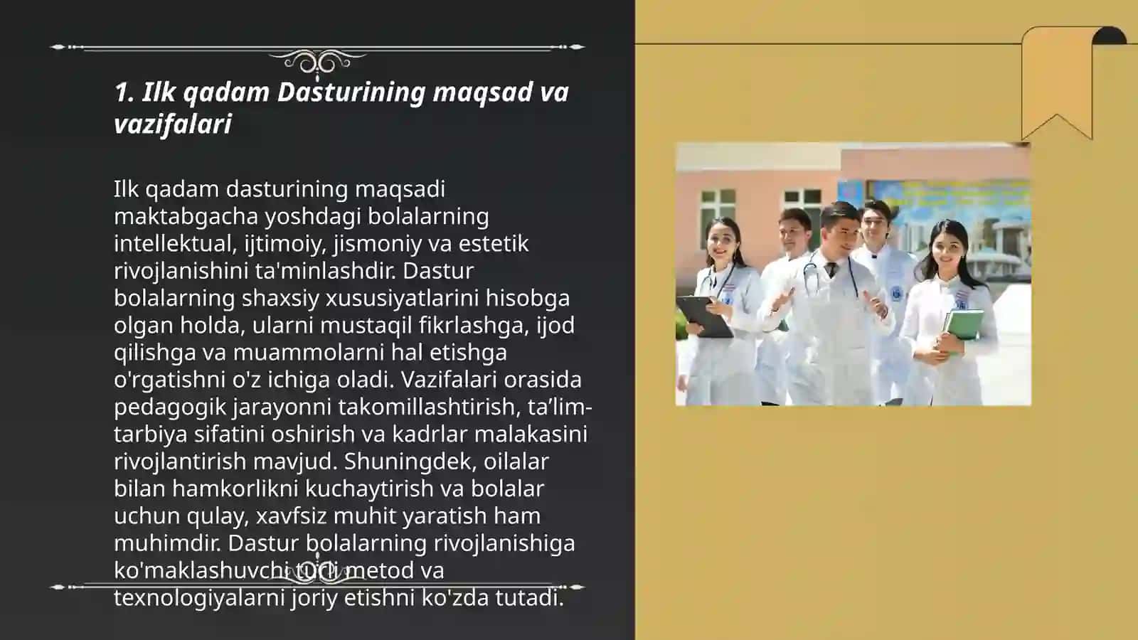 "Ilk qadam" dasturida óquv-tarbiyaviy faoliyatni rejalashtirish 3