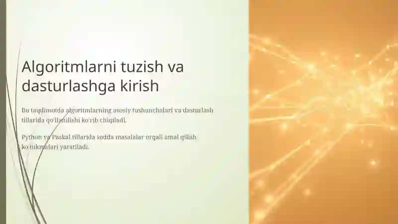 Masalalarning algoritmini tuzish va shu algoritm asosida Visual Basic dasturlash tilida dastur tuzish. Masalalarning algoritmini tuzish va shu algoritm asosida Java Script dasturlash tilida dastur tuzish 3