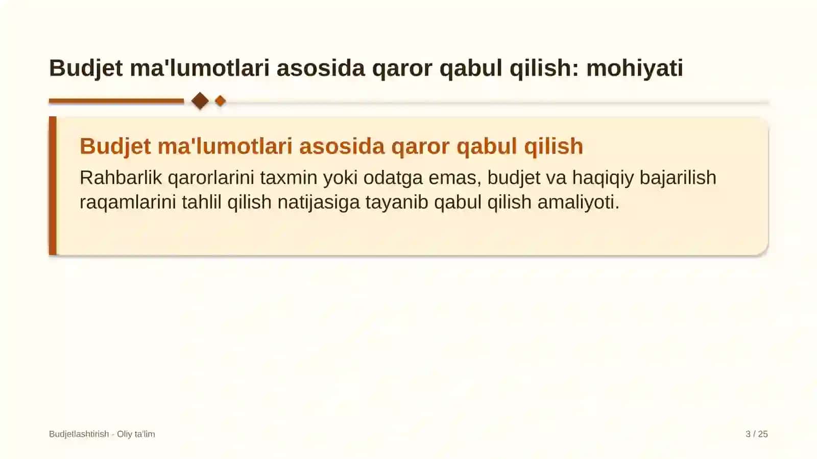 bojsiz savdo do'konlarida budjet ma'lumotlari asosida qaror qabul qilish 7684 3