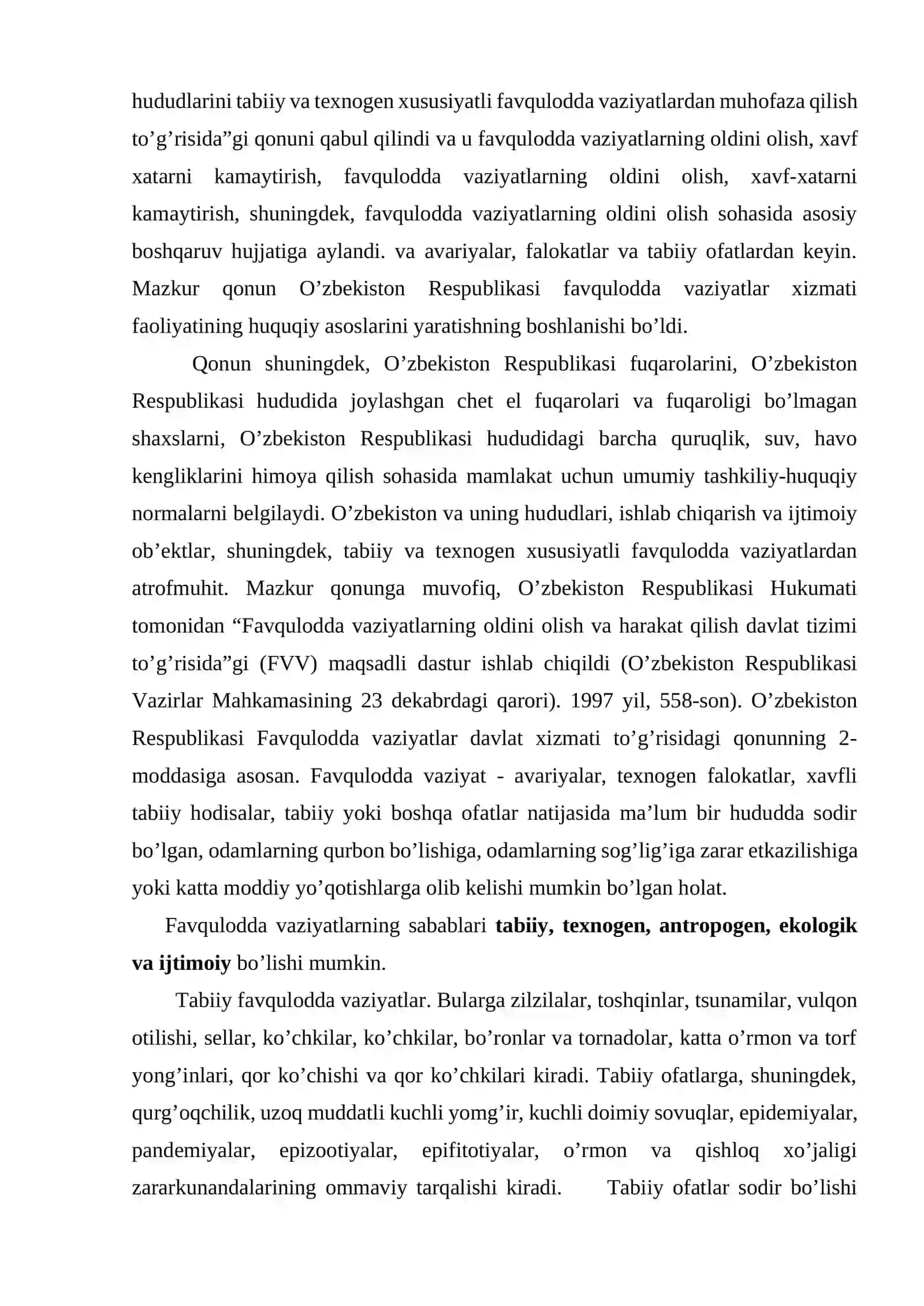 Aholi va hududlarni favqulodda vaziyatlardan himoya qilish 3