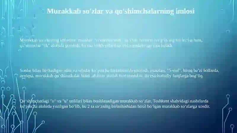 Oʻzbek tilining imlo meʼyorlari 3