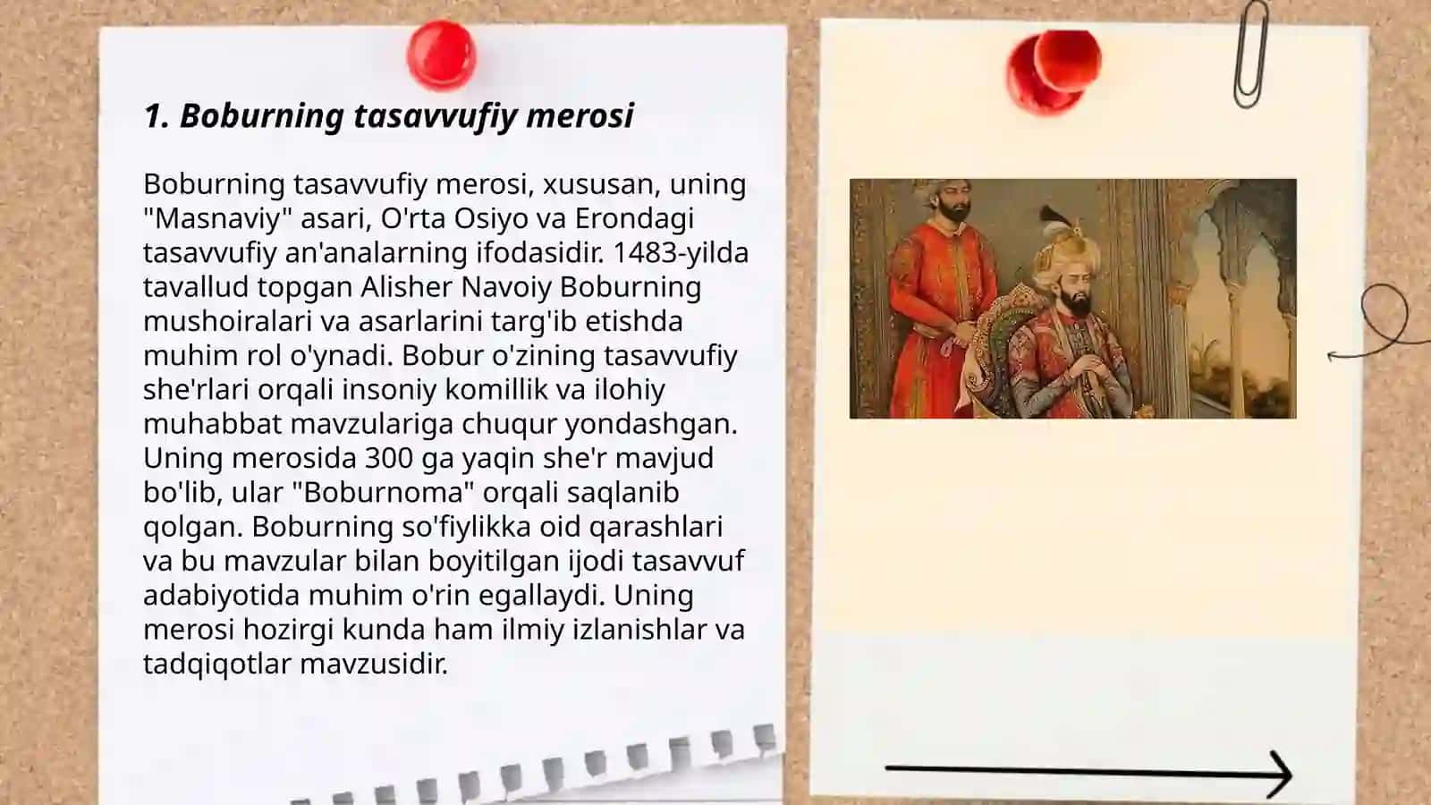 Bobur ijodida tasavvuf 3