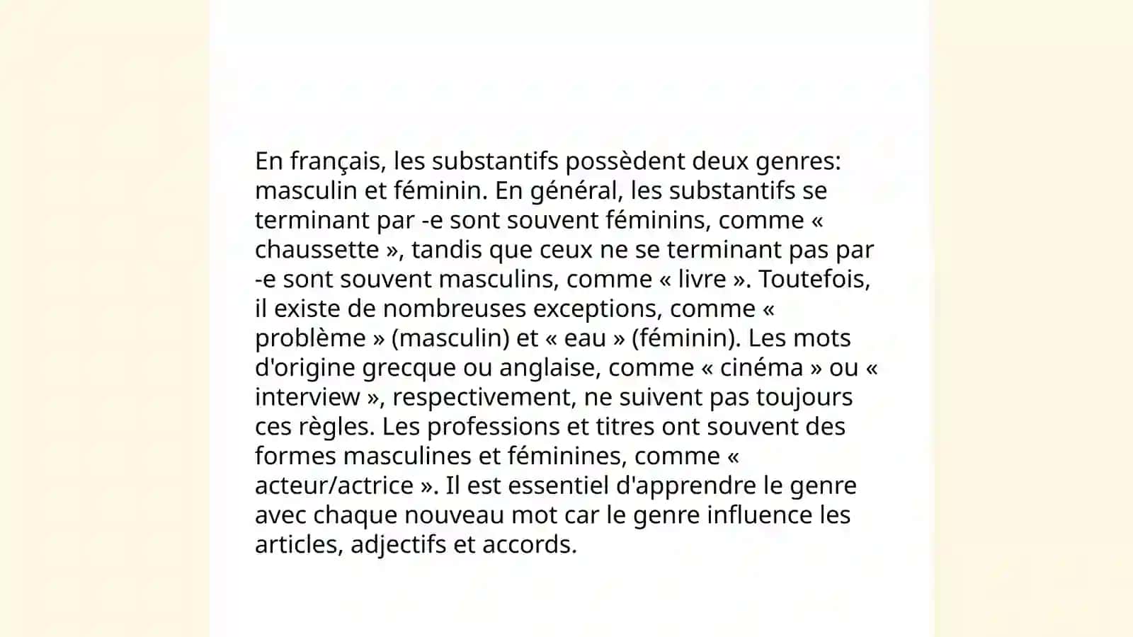 La categorie generale du substantif 3