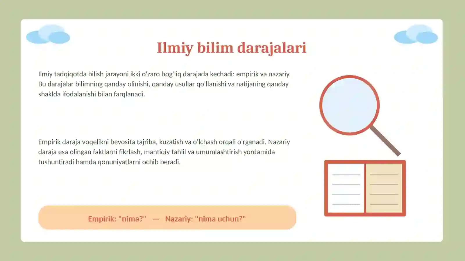 Ilmiy Bilim Darajalari 3