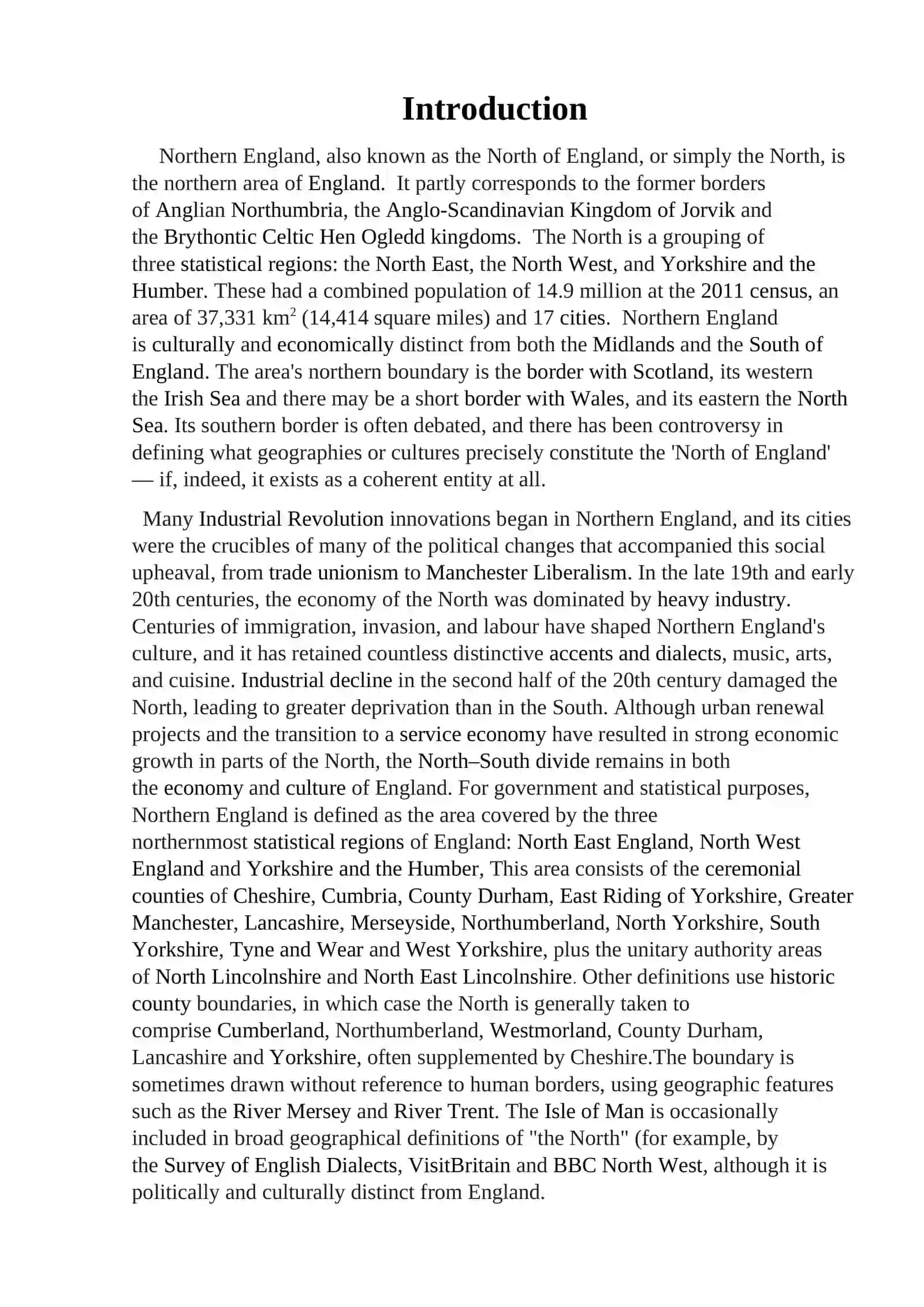 Northen England 3