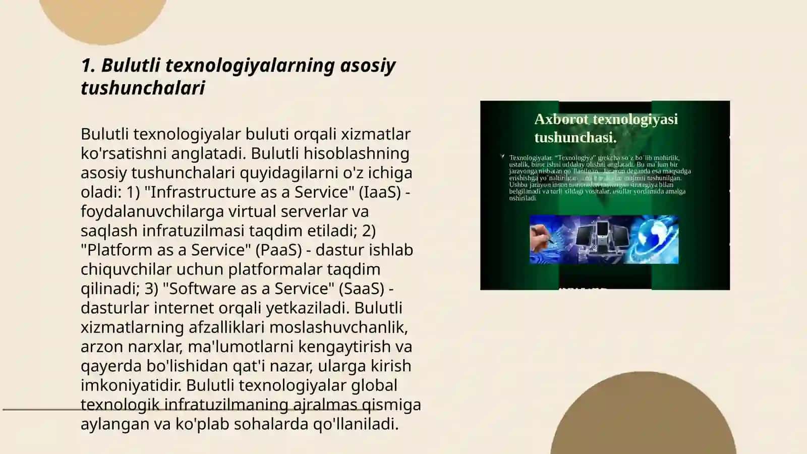Kasbiy faoliyatda bulutli texnologiyalar va ularning taʼlimiy imkoniyatlari 3