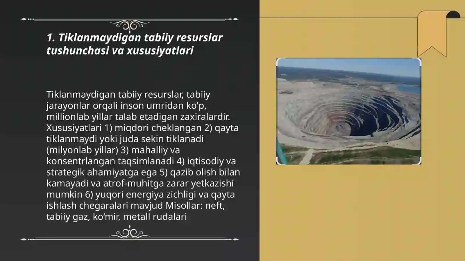 Tiklanmaydigan tabiiy resurslar 3
