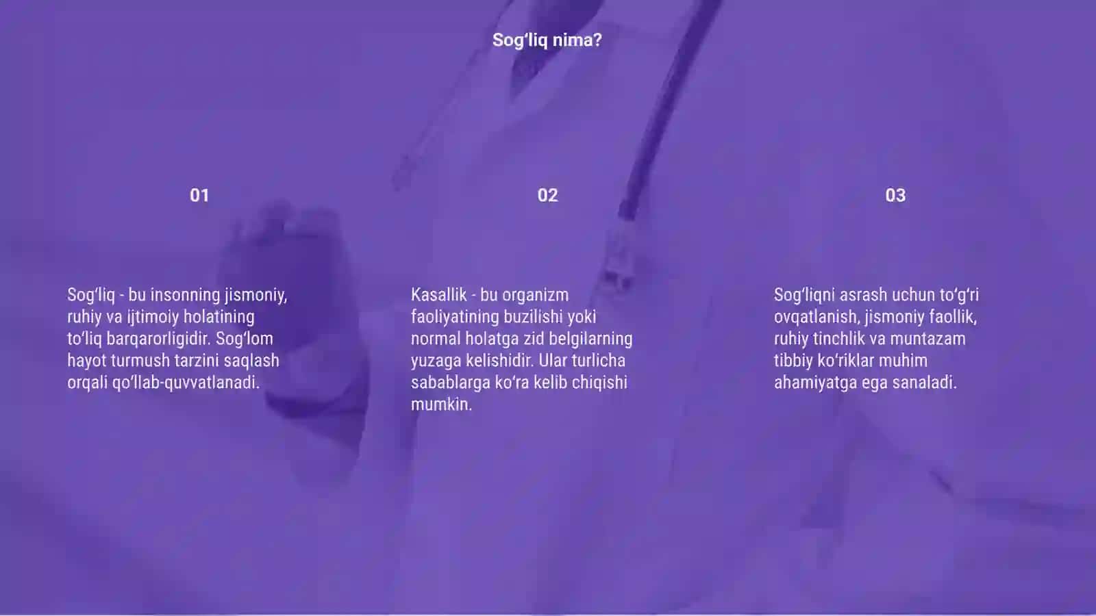 Sogʻliq va kasallik 3