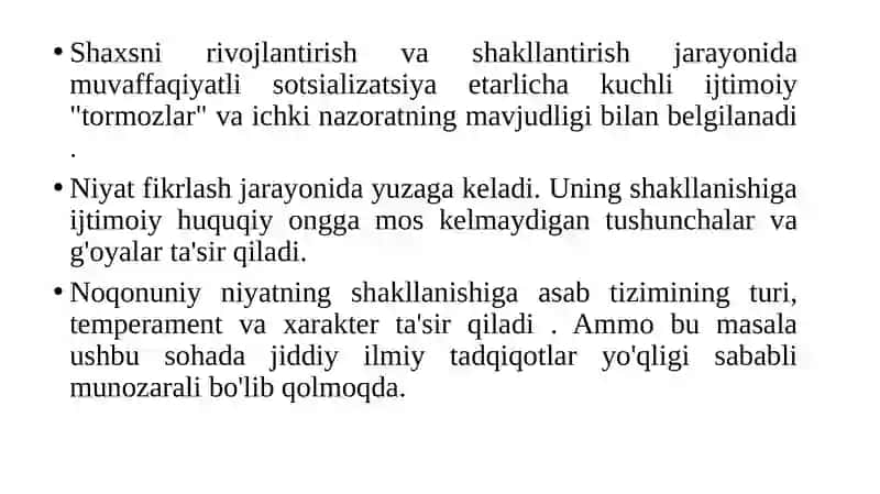 Jinoyatchi shaxsin psixologik tahlil qilish 3
