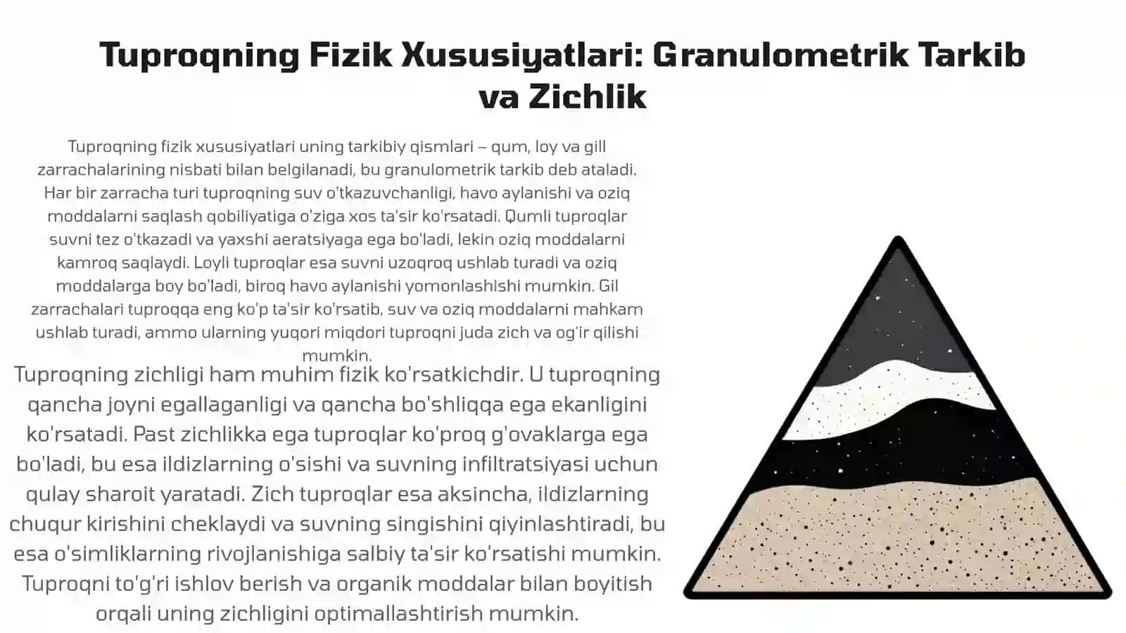 Tuproq Qoplamining Tuzilishi: Boshlang'ich Ma'lumotlar 3