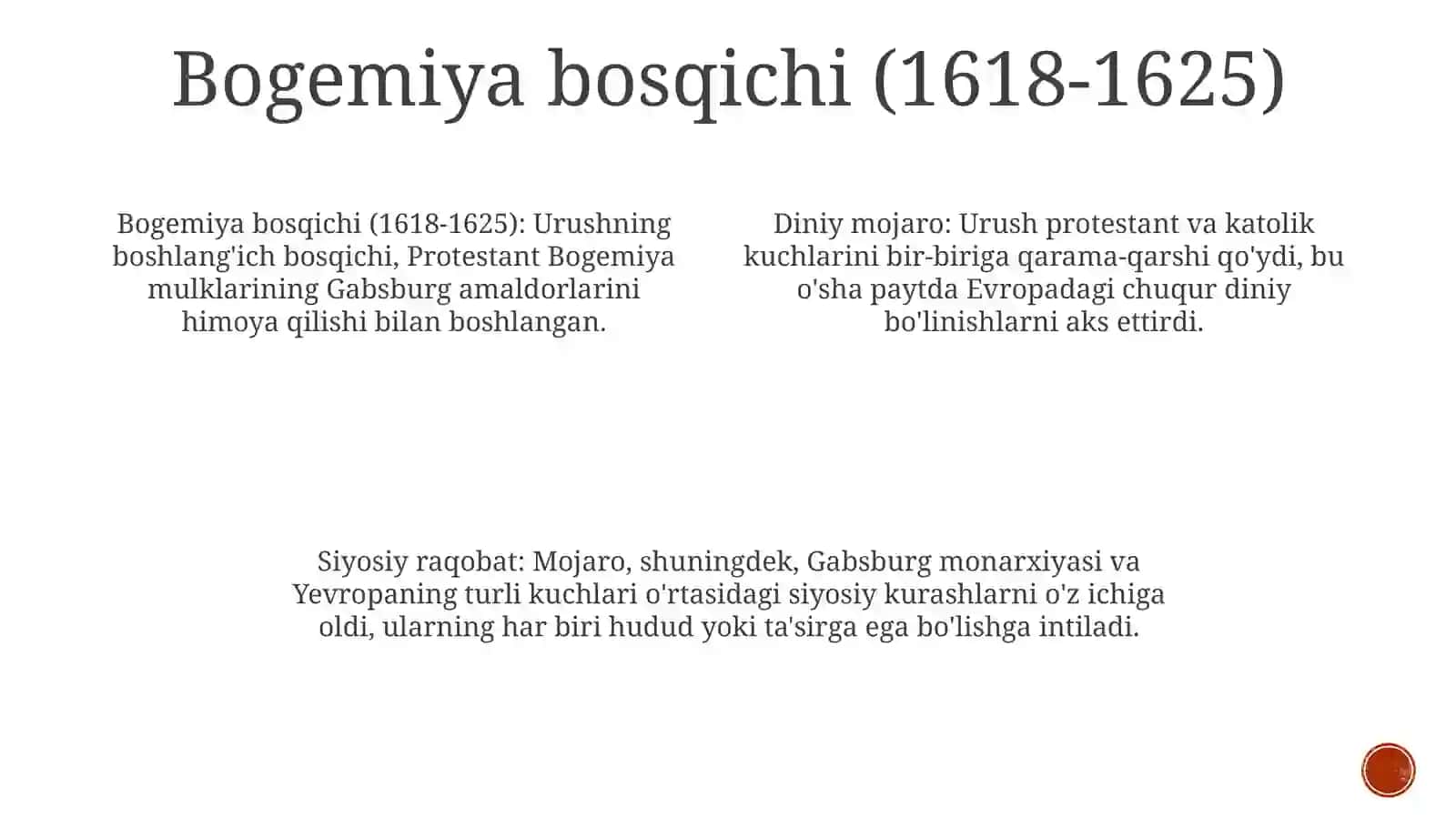 Yevropada OʻTtiz Yillik Urush 1618 1648 3
