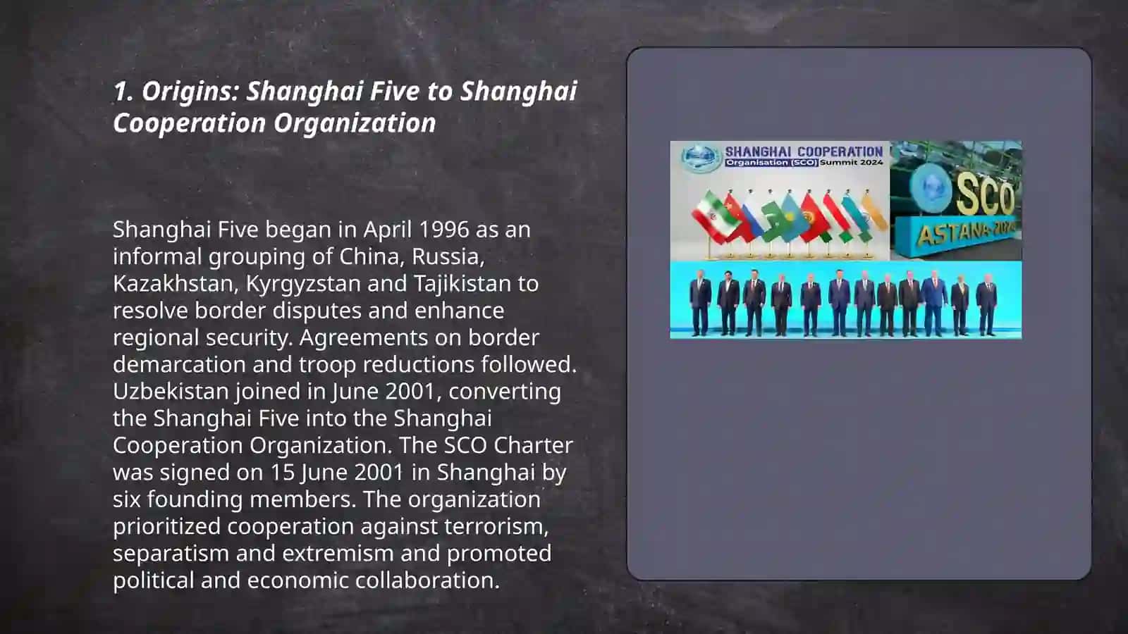 Shanghai Cooperation 3