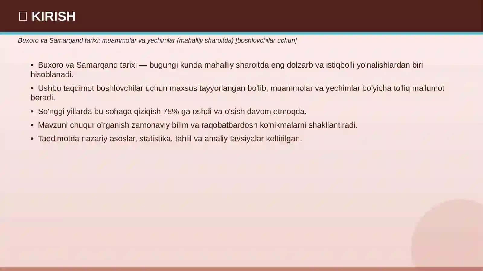 BUXORO VA SAMARQAND TARIXI 3