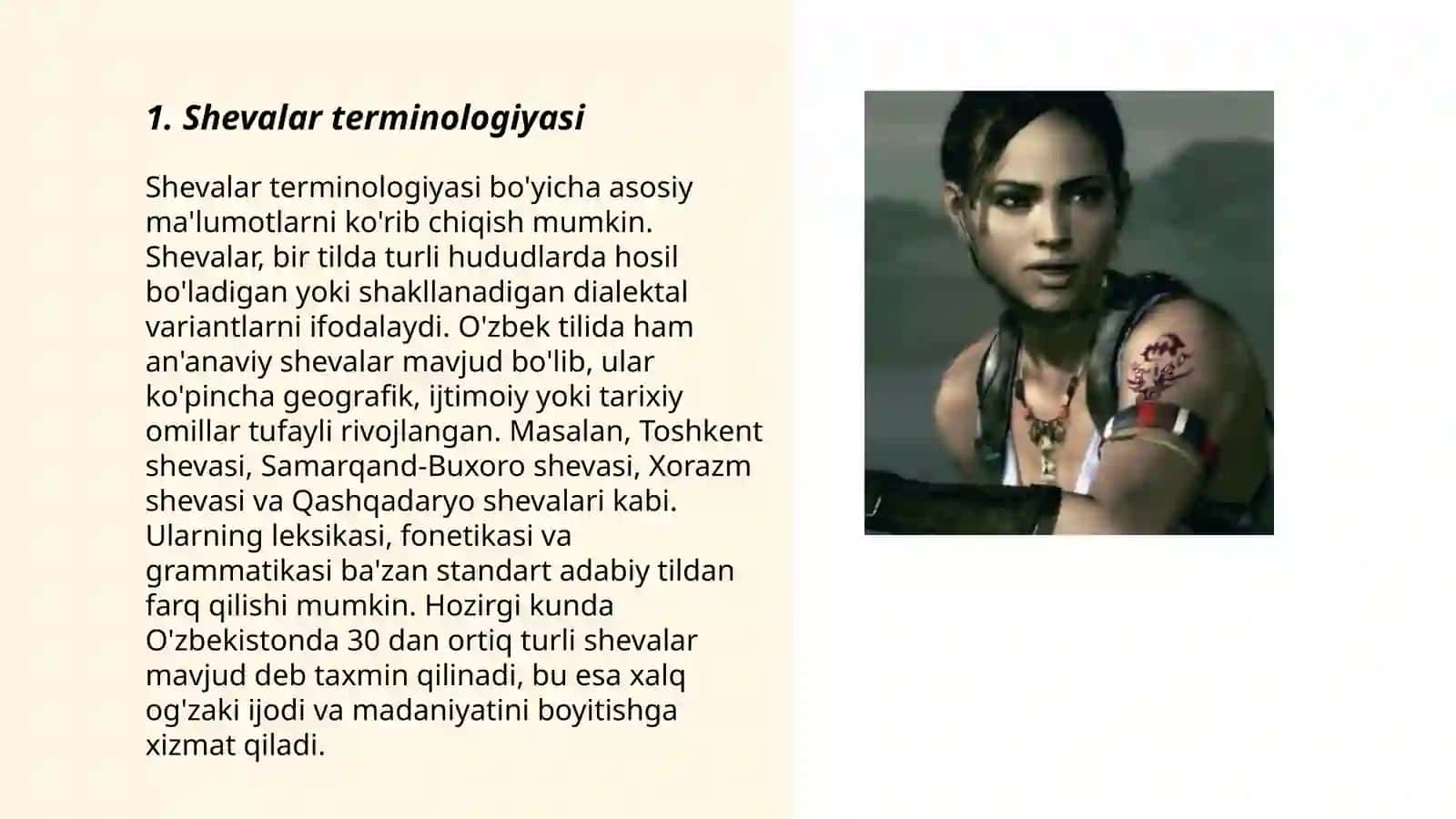 Shevalar leksikasi 3