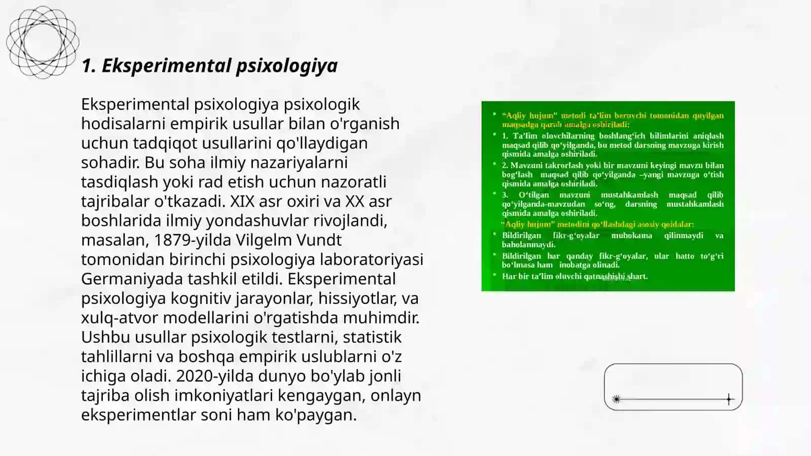 Psixologiyaning tadqiqot metodlari va tarmoqlari 3