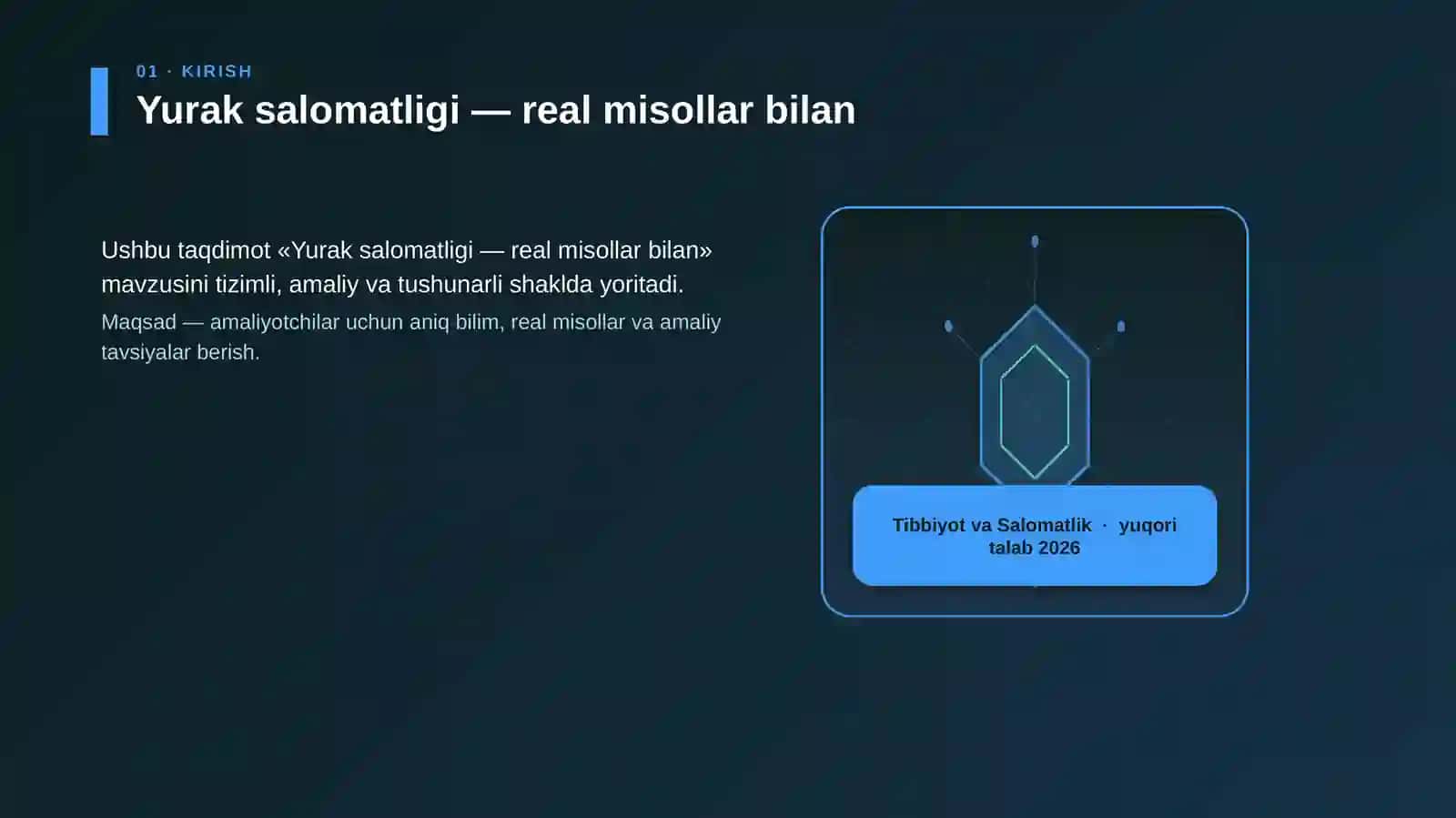 Yurak salomatligi — real misollar bilan 3