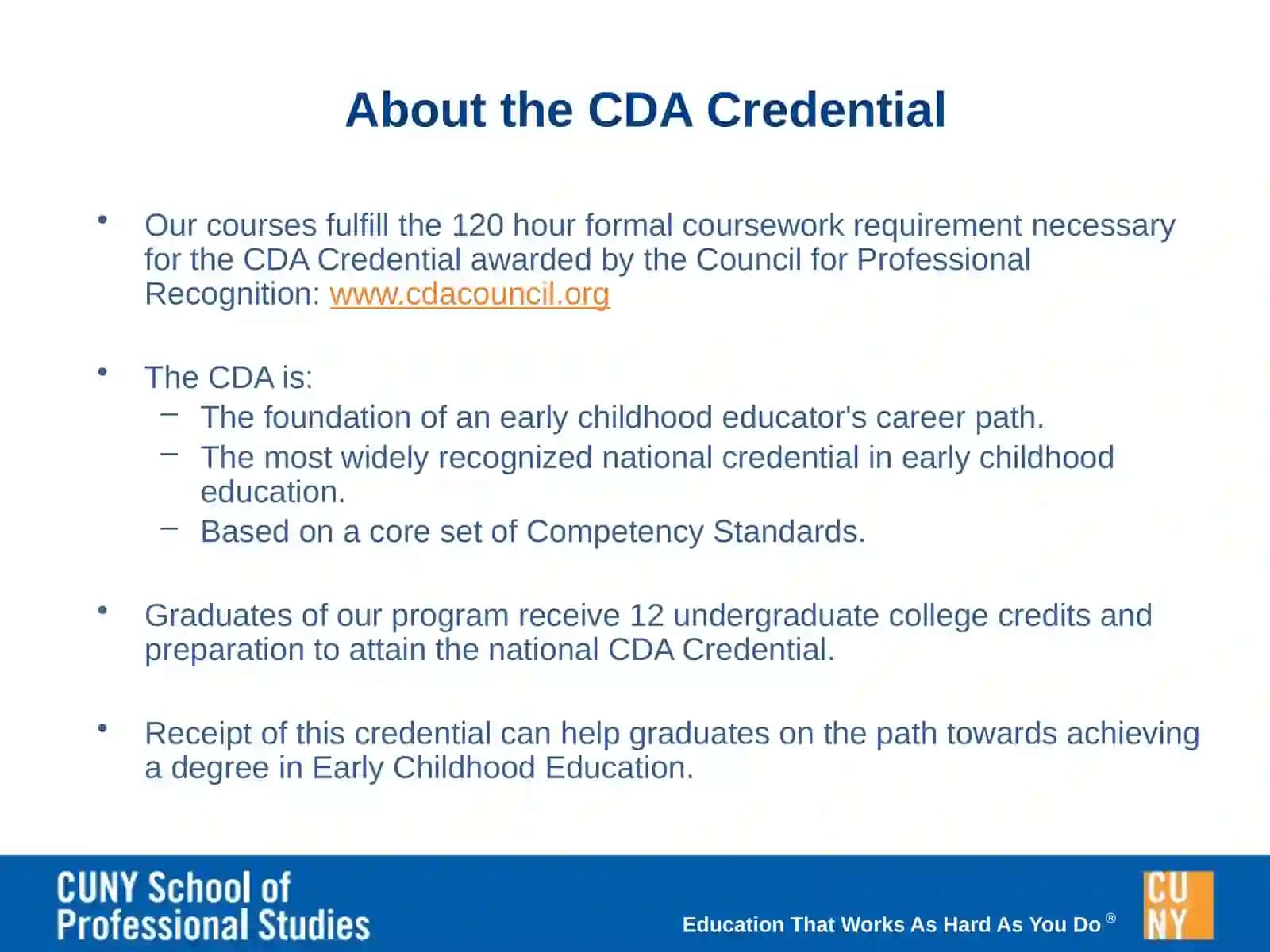 Child Development Associate Certificate 3