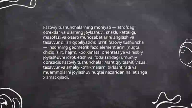 Fazoviy tushunchalarni shakllantirish 3