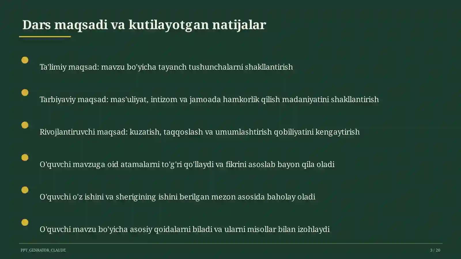 O'zbek tilining davlat tili sifatidagi mavqei (11-sinf) 3
