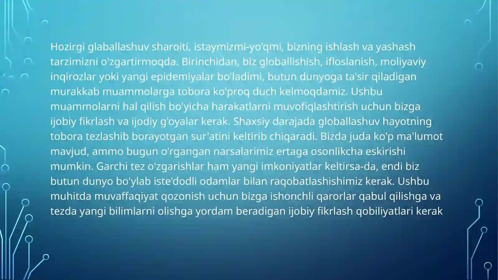 Kreativ fikrlash va Lateral fikrlash 3
