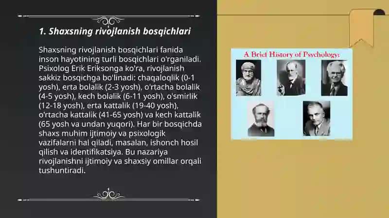 Psixoligiya fanining tamoyillari Psixalogiyada shaxs 3