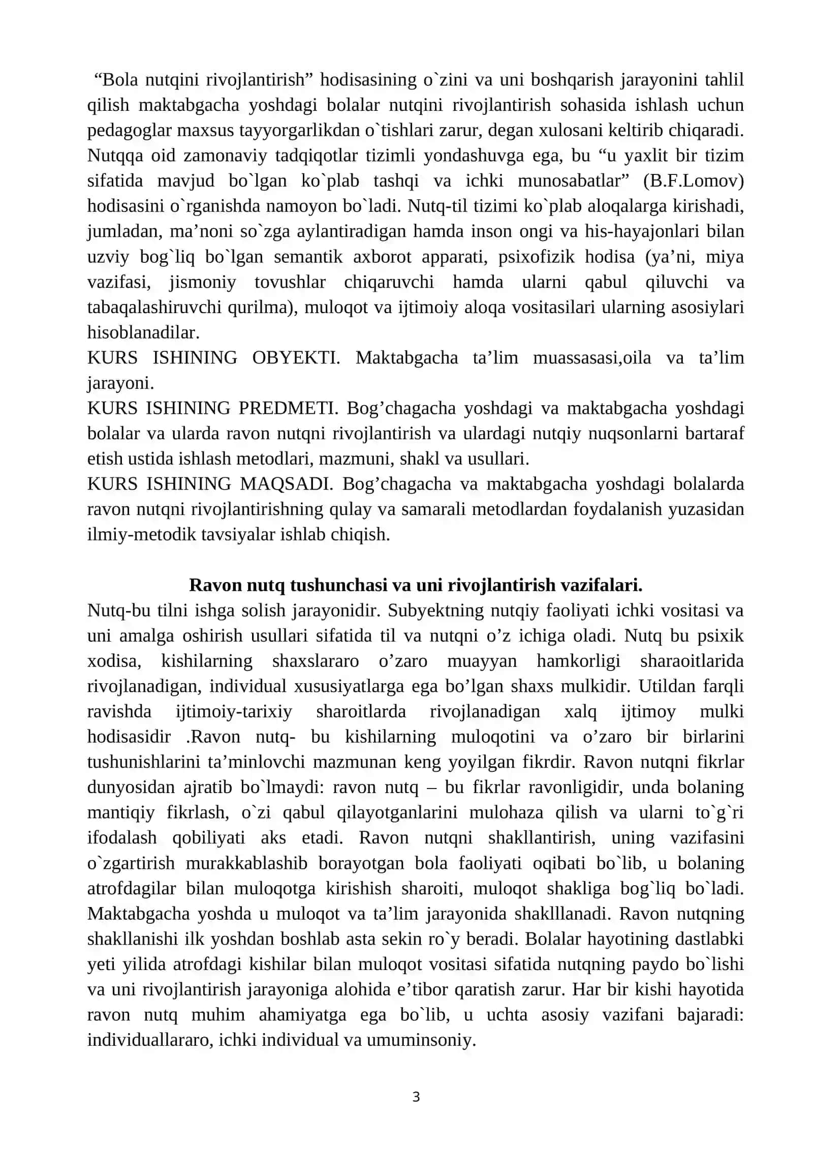 Bolaning ijtimoiy rivojlanishida nutq egallashning axamiyati 3