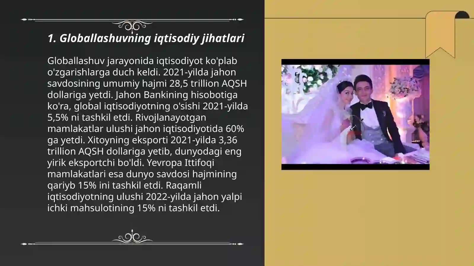 Mamlakatda globallashuv jarayonlarini amalga oshirish shart sharoitlari 3