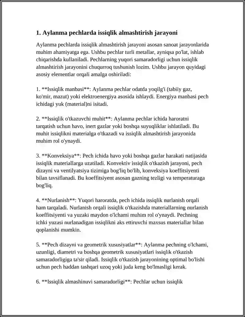 AYLANMA PECH SIKLONLI ISSIQLIK ALMASHTIRGICHLAR 3