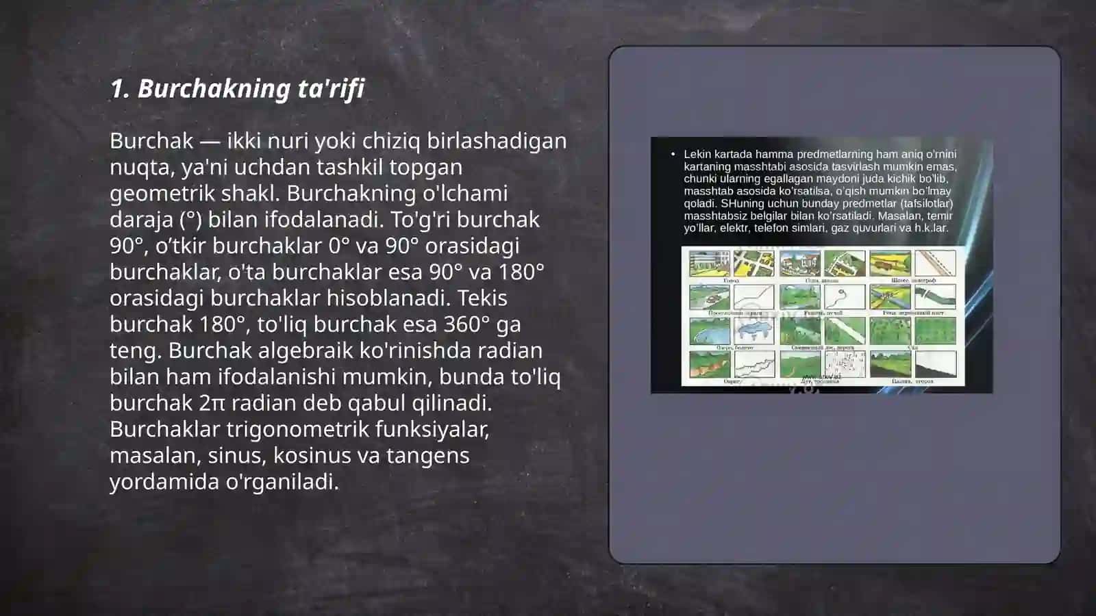 Burchaklar va ularning turlar 3
