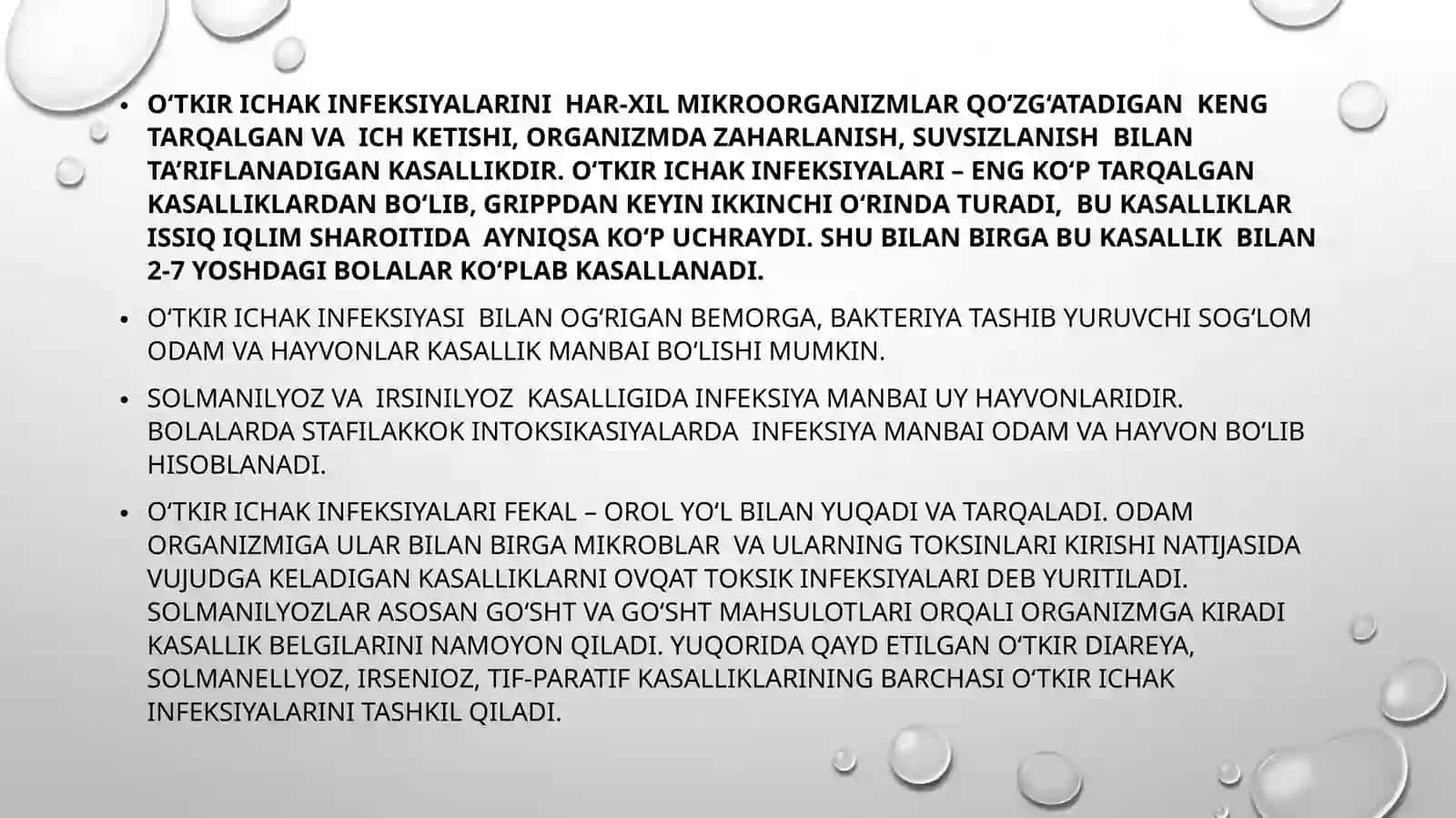 O'tkirichak infeksiyalar epidemiologiyasi va profilaktikasi 3