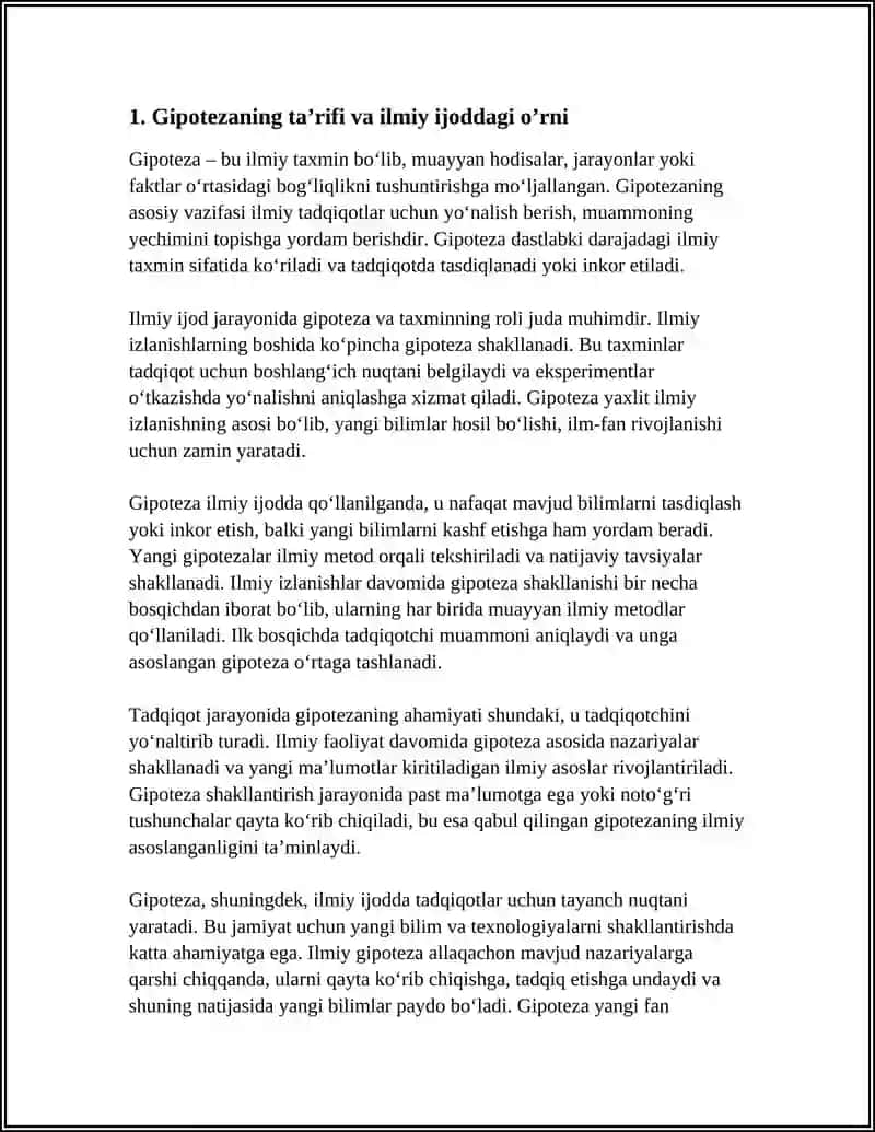 ILMIY IJOD JARAYONIDA TAXMIN VA GIPOTEZA ROLI 3