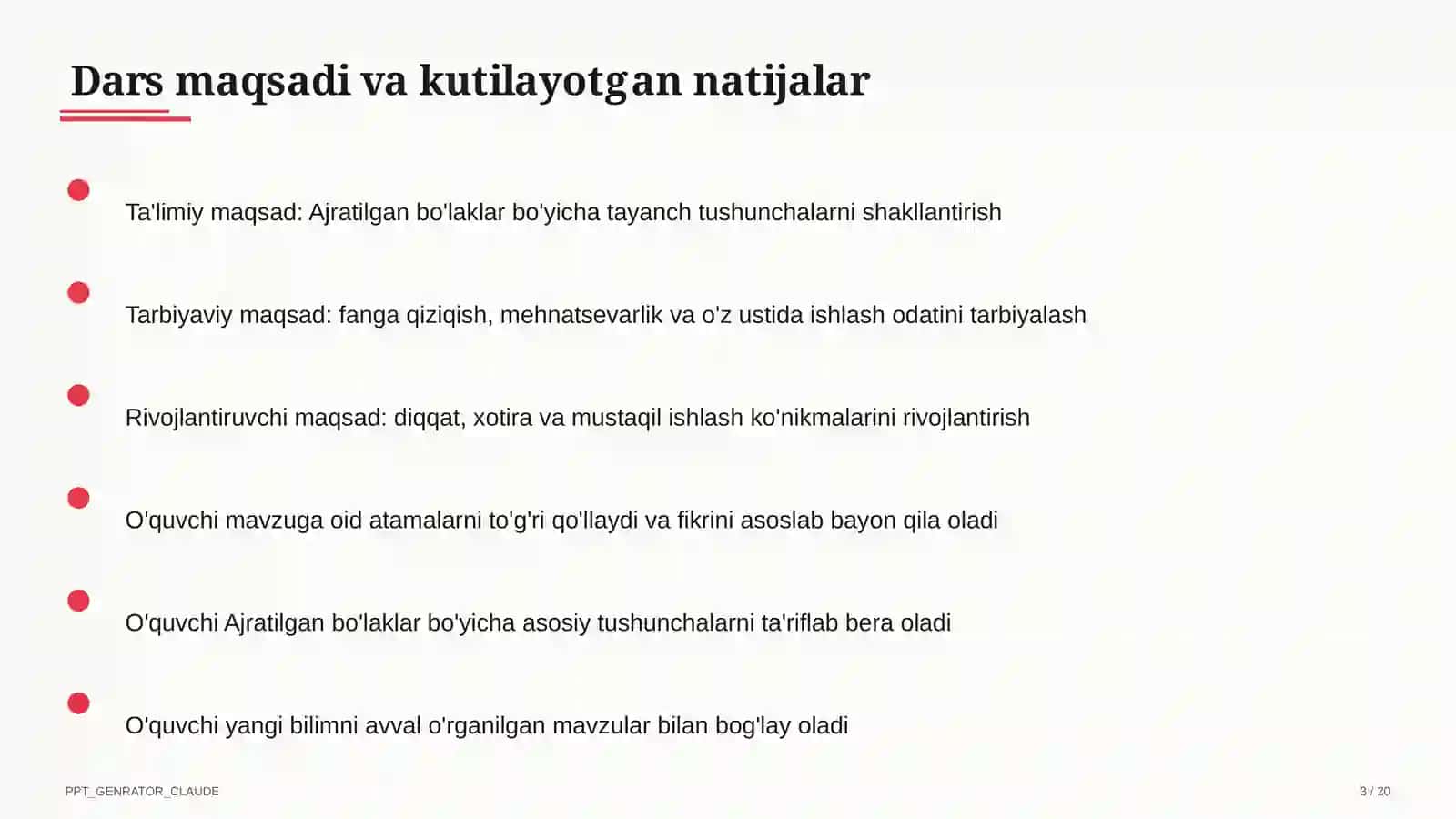Ajratilgan bo'laklar (8-sinf) 3