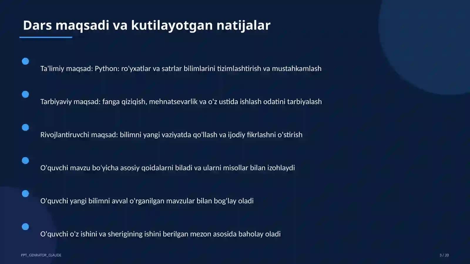 Informatika va axborot texnologiyalari (5–11) — takrorlash darsi uchun 3