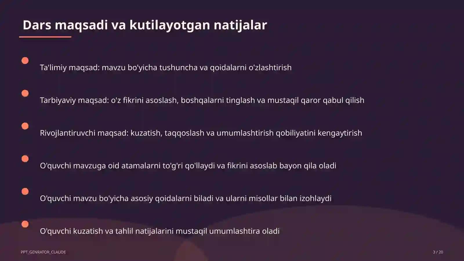 Hayot yo'lini tanlash: maqsad va reja (11-sinf) 3