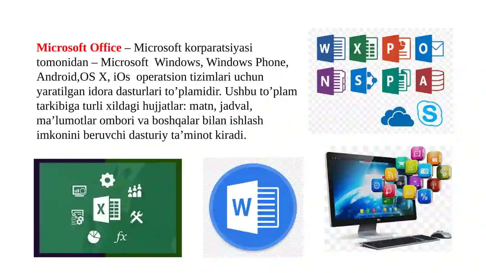 Tibbiyotda kasbiy faoliyatni tashkil etishda Microsoft Office dasturlari paketidan foydalanish 3