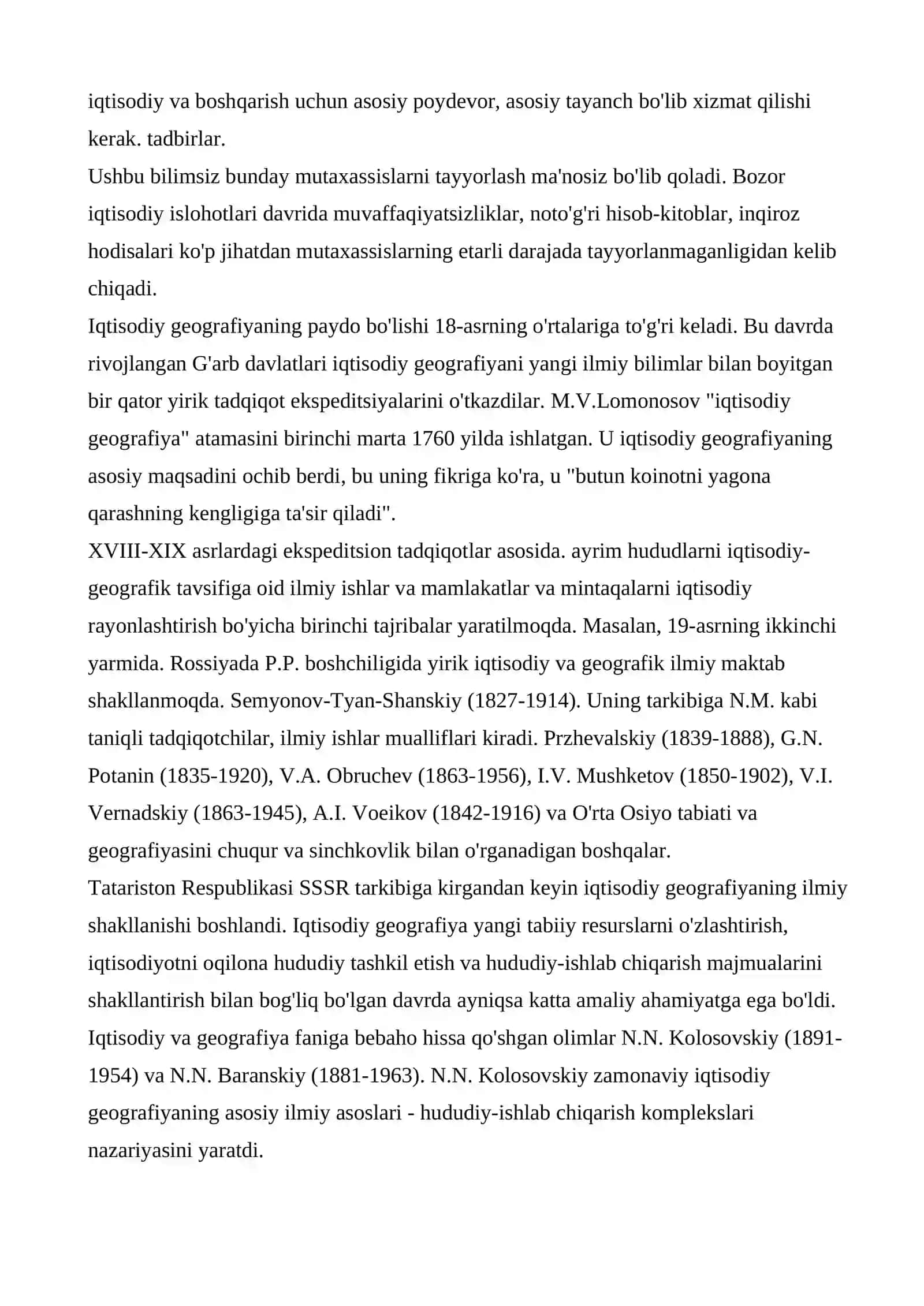 Tojikiston Respublikasi geografiyasi va uning demografik asoslari kursi 3