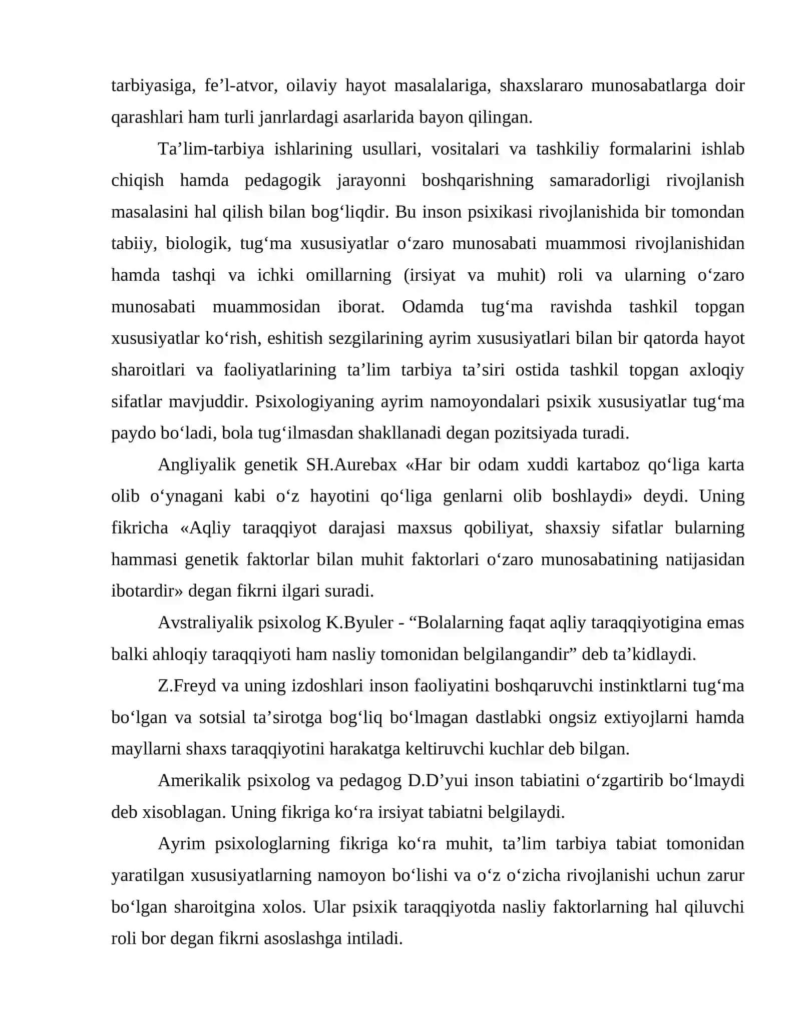 Taraqqiyotning asosiy masalalari 3