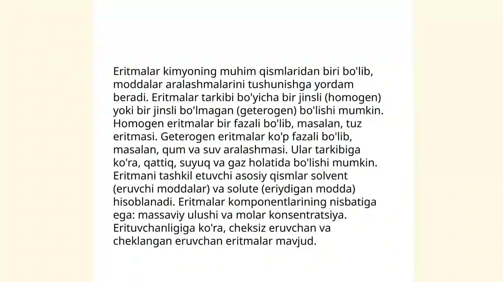 Eritmalarninig kolligativ xossalari.Osmos va osmotik bosim 3